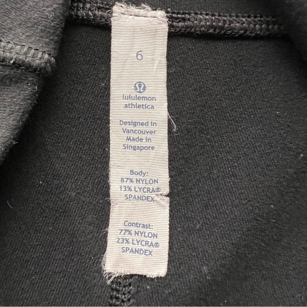Lululemon Woman black Tight leggings size 6 - Picture 15 of 16